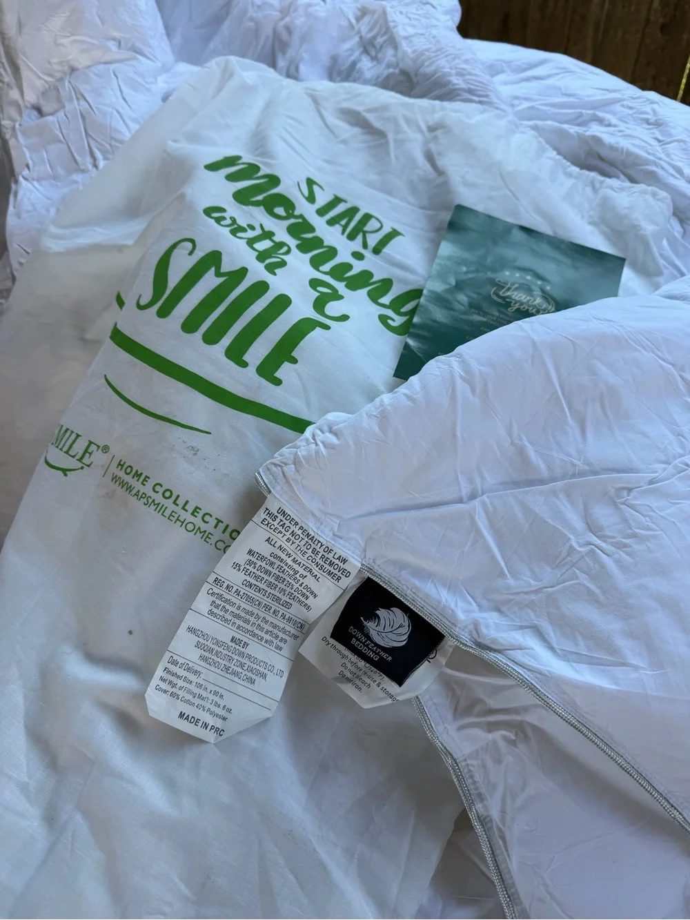 White All-Season Down Alternative Comforter - Plush King